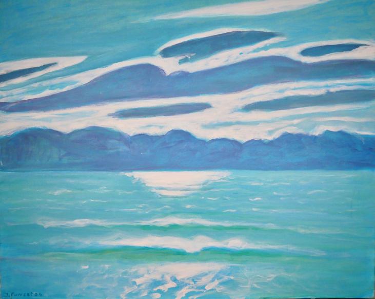 Jacques PONCET - Peinture originale - Acrylique - Ocean 2
