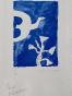 Georges BRAQUE - Estampe originale - Lithographie - Oiseau et arbre (Tir à l'Arc) 1