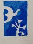 Georges BRAQUE - Estampe originale - Lithographie - Oiseau et arbre (Tir à l'Arc) 2