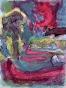 Magdalena Reinharez - Peinture originale - Aquarelle - Paysage abstrait
