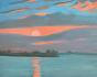 Jacques PONCET - Peinture originale - Acrylique - Coucher de soleil 2