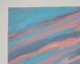 Jacques PONCET - Peinture originale - Gouache - Ciel rose sur le rivage