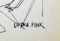 Lutka PINK - Dessin original - Encre - Vie à la Campagne 4