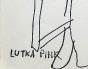 Lutka PINK - Dessin original - Feutre - Conversation