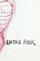 Lutka PINK - Dessin original - Encre - Arbre
