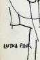Lutka PINK - Dessin original - Feutre - Personnage 1