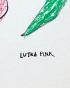 Lutka PINK - Dessin original - Encre et pastel - Zig Zag