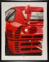 Jerry KOH - Estampe originale - Lithographie - Ferrari Evolutione
